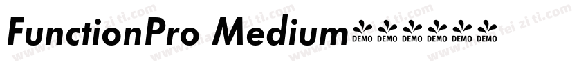 FunctionPro Medium字体转换